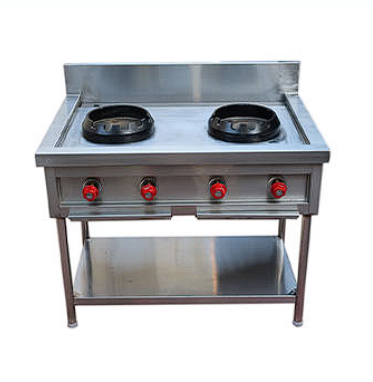 2 Burner Chinese Cooking Range