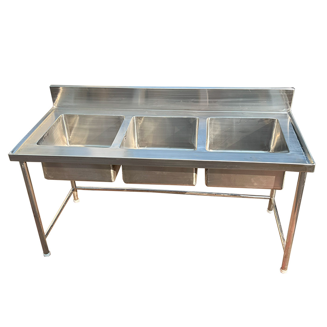 3 Sink Crockery Washing